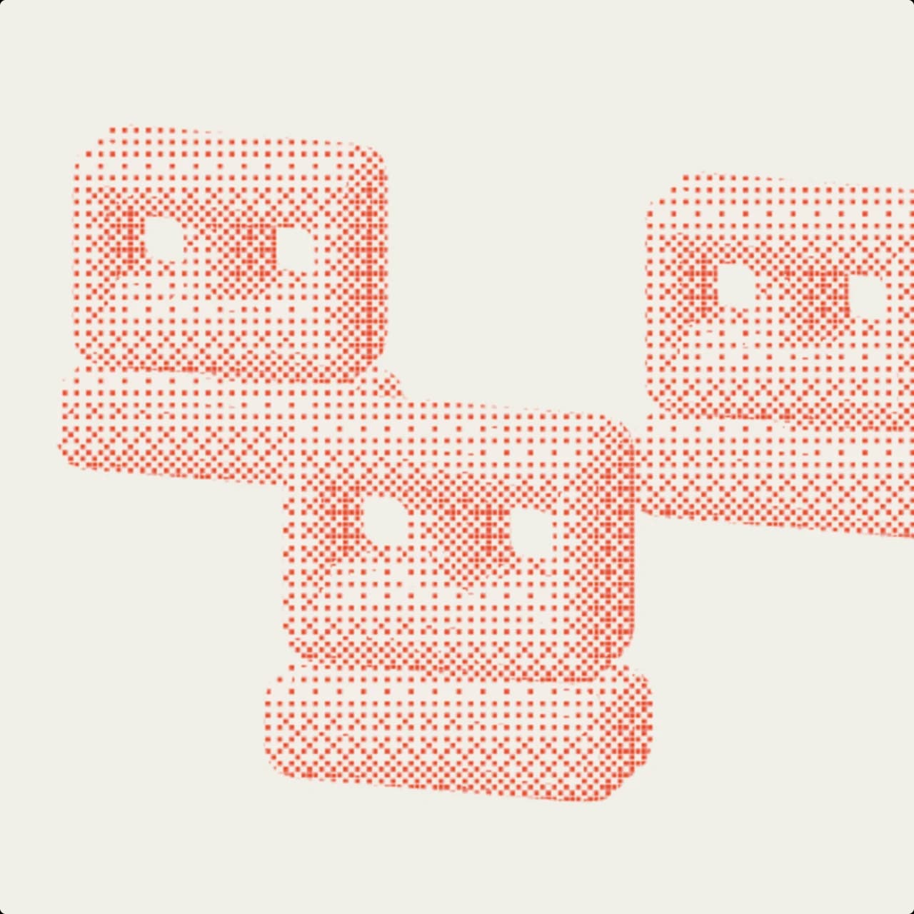 The agent crew object, rendered with Zeton's dithered finish.