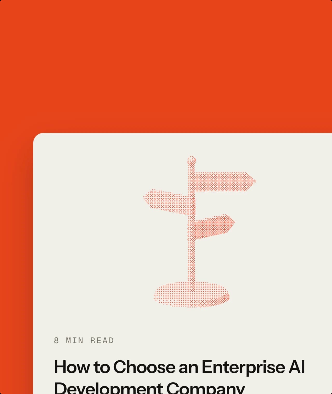 A Zeton journal article card on Gate Orange.
